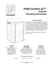 PolyJohn Comfort XLT PH04 Mounting Instructions