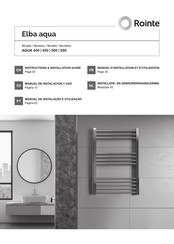 Rointe AQUA 400 Instruction & Installation Manual