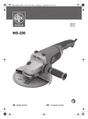 Lux Tools WS 230 Instruction Manual