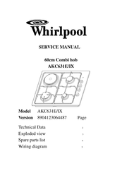 Whirlpool AKC631E/IX Service Manual