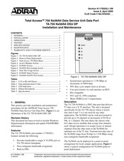 ADTRAN Total Access 750 Nx56/64 Installation And Maintenance Manual