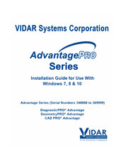 VIDAR DosimetryPRO Advantage Installation Manual