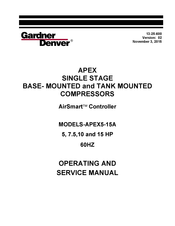 Gardner Denver AirSmart Controller APEX5-15A Operating And Service Manual