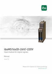 IBA ibaMS16-DI-220V Series Manual