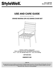 StyleWell 000-000 Use And Care Manual