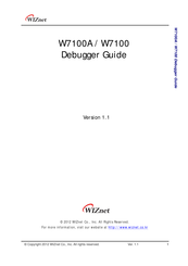 Wiznet W7100 Debugger Manual