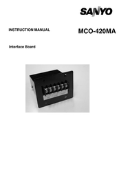 Sanyo MCO-420MA Instruction Manual