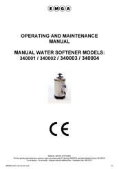 EMGA 340002 Operating And Maintenance Manual