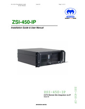 ZoneVu ZSI-450-IP Installation Manual & User Manual