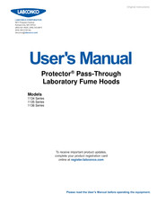 Labconco Protector 1134 Series User Manual