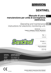 Robuschi SENTINEL Operating And Maintenance Instructions Manual