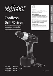 Cotech 18-3083 Instruction Manual