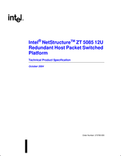 Intel NetStructure ZT 5085 12U Manual