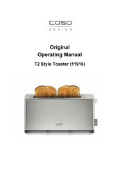 CASO DESIGN NOVEA T2 Original Operating Manual
