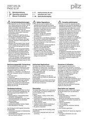 Pilz 20407-6NL-06 Operating Instructions Manual