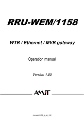 Amit RRU-WEM/1158 Operation Manual