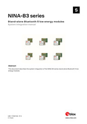 Ublox NINA-B3 Series System Integration Manual