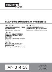 Powerfix Profi HG04646 Operation And Safety Notes
