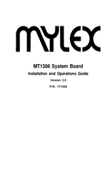 Mylex MT1386 Installation And Operation Manual