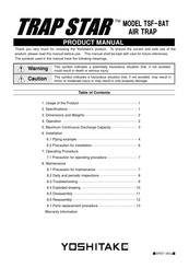 Yoshitake Trap Star TSF-8AT Product Manual