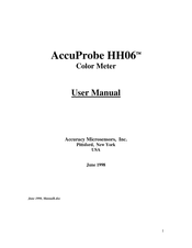 Accuracy AccuProbe HH06 User Manual