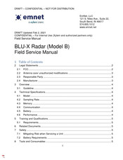 Xylem emnet BLU-X Radar B Service Manual