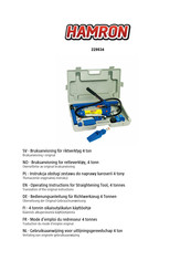 Hamron 229534 Operating Instructions Manual