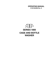 Getinge Castle MTP 1810 Operating Manual