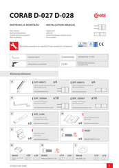 Corab D-027 Installation Manual