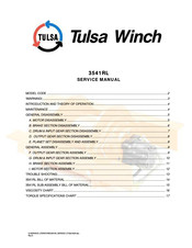Tulsa Rufnek Intelliguard 3541RL Service Manual
