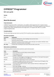 Infineon CYPRESS User Manual