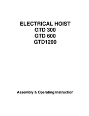 goldwinch GTD 600 Assembly & Operating Instruction