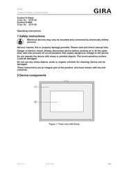 Gira Control 9 Client Operating Instructions Manual