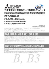 Mitsubishi Electric FR-B3-N400 FR-B3-H400 Instruction Manual