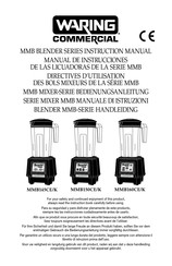 Waring MMB160CE/K Instruction Manual