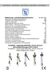 Planeta PLX-II User Manual