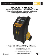 CPS MAXXAIR MX1234 Owner's Manual