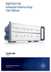 R&S QAT100 User Manual