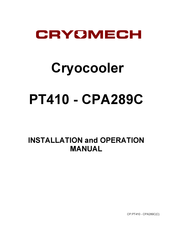 Cryomech CPA289C Installation And Operation Manual
