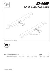 D+H KA 54-ACB HP800 / SB III Original Instructions Manual