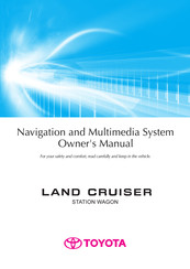 Toyota Land Cruiser Station Wagon 2020 Owner's Manual