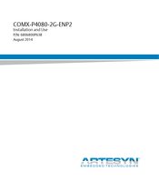 Artesyn COMX-P4080-2G-ENP2 Installation & Use Manual