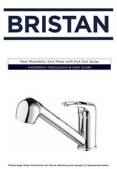 Bristan Pear Installation Instructions & User Manual