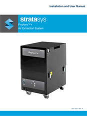 Stratasys ProAero+ Installation And User Manual