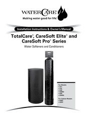 Water Care CareSoft Elite Series Installation Instructions & Owner's Manual