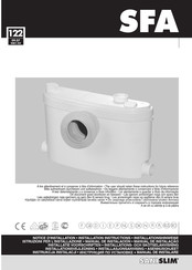SFA SANISLIM 122 Installation Instructions Manual
