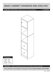 Argos 395/8953 Assembly Instructions Manual
