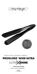 REVAMP Professional PROGLOSS WIDE ULTRA ST-2250 Instruction Manual And  Warranty Information