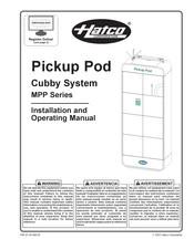 Hatco MPP-8I Installation And Operating Manual