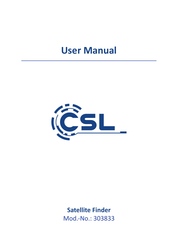 CSL 303833 User Manual
